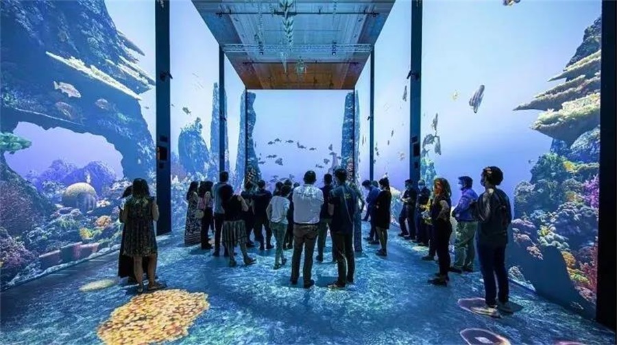 博物馆展示沉浸式互动体验空间应用