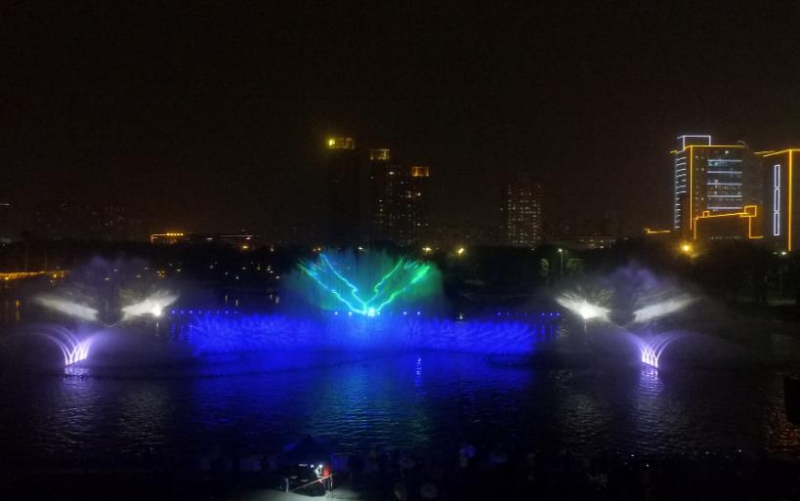 佛山文华公园多媒体水舞声光秀
